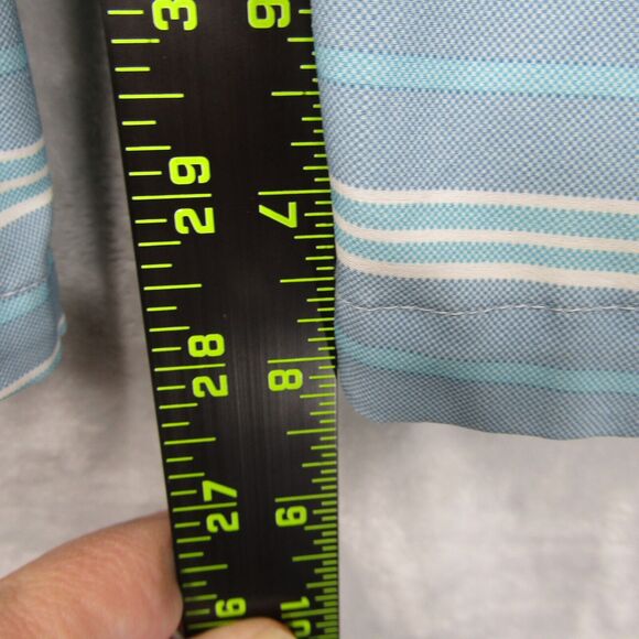 Bonobos Lined Surf Swim Trunk 8" Shorts Blue Striped Size Medium - Picture 7 of 10